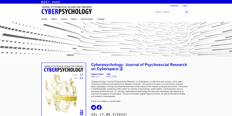 cyber psychology سایت های تخصصی روانشناسی