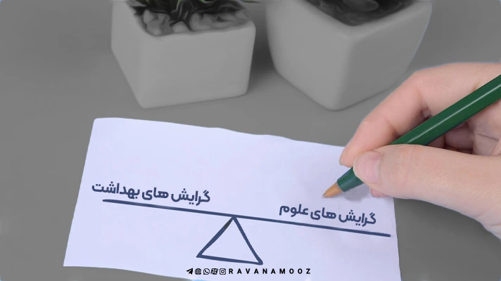 تفاوت گرایش های ارشد روانشناسی وزارت بهداشت و علوم