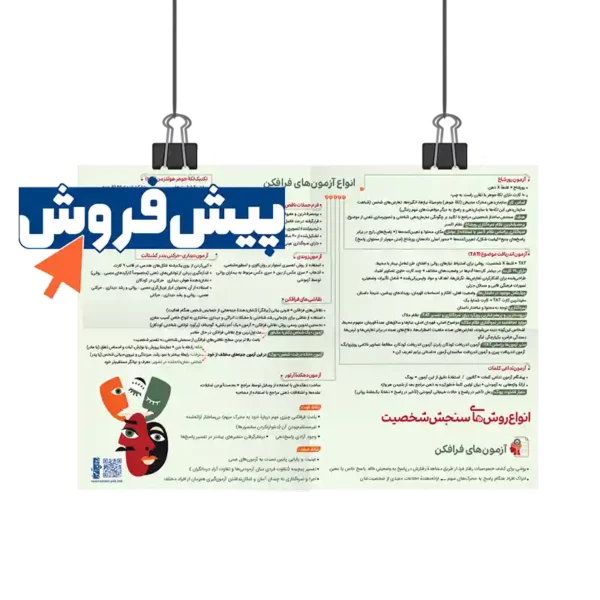 پیش فروش پوستر روش های سنجش شخصیت فرافکن روان آموز