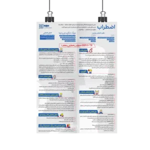 پوستر اختلالات اضطرابی روان آموز