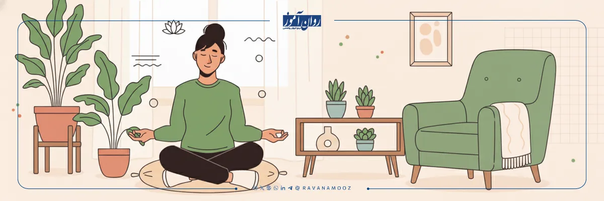 آرامسازی ذهن مضطرب با مدیتیشن