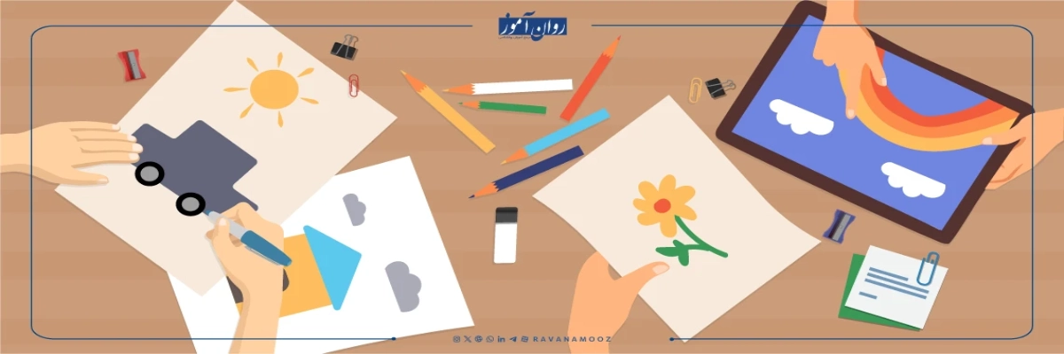 رنگ ها در نقاشی کودکان چه معنی هایی دارند؟