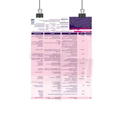 پوستر دستگاه عصبی مرکزی روان آموز