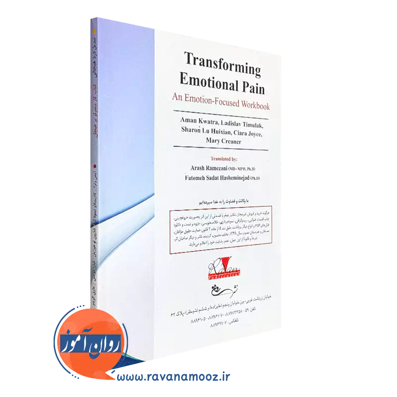 کتاب تبدیل درد هیجانی کتاب کار متمرکز بر هیجان