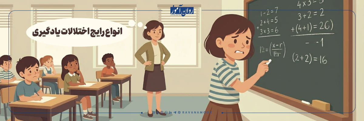 معرفی انواع رایج اختلالات یادگیری در کودکان 